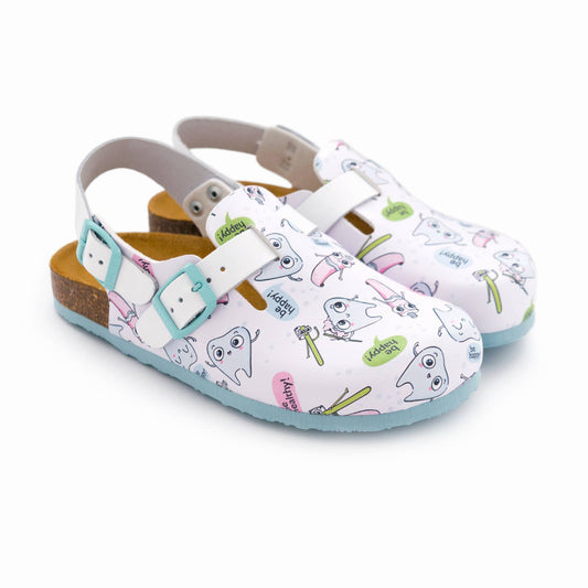 Calzame Happyteeth blue