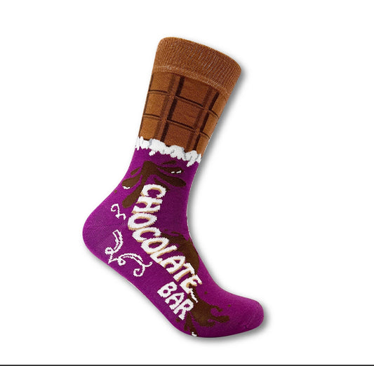 Chocolate bar sokker i gaveeske