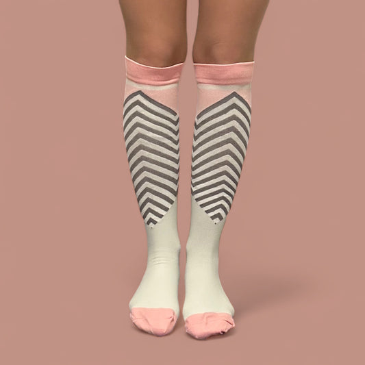 Support stocking sporty pink