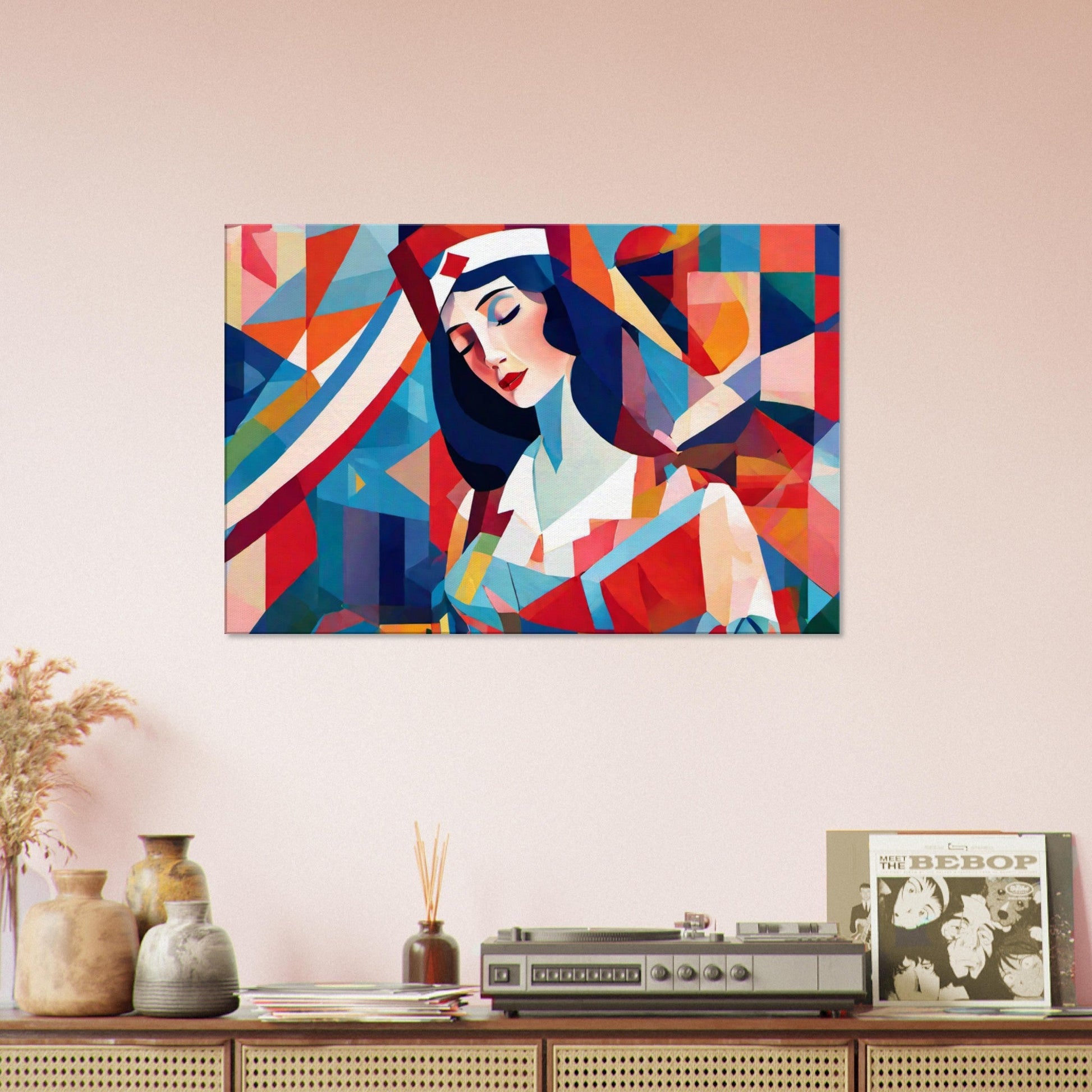 "Fulfilled" print on canvas 60x90 - Happynurse